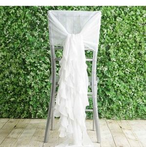 Chiffon chair sashes